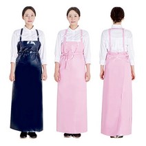 방수앞치마 H형 특대 식당 주방 업소용 비닐 식품공장 앞치마, 흰색