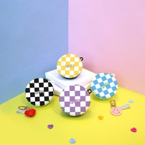 주문제작 체스체크 엘지 톤플러스 프리 케이스 키링증정 HBS-PFL7, 톤_플러스_프리_케이스_체스체크_퍼플, 하단케이스_블랙