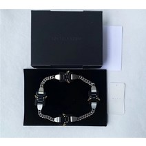 품질 2022ss alyx river 패션 팔찌 남성 1:1 티타늄 스테인레스 스틸 1017 alyx 9sm 여성 팔찌 made in italy