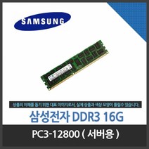 삼성전자(정품) DDR3 16G PC3-12800U 1600MHZ ECC REG 서버용 DIMM
