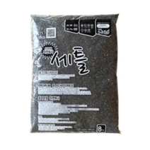 세틀 산처리 자연흑사 모래 8kg, 3개