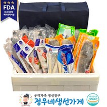 정우네생선가게 생선 선물세트 / 부직포 포장 /, 1box, 3kg