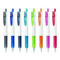 제브라 사라사 클립 화이트 젤잉크 볼펜 0.38mm 10개, 라이트그린