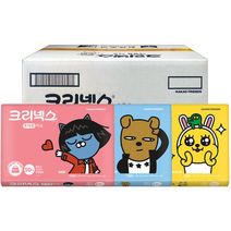 크리넥스 카카오 여행용 티슈 50매, 100개