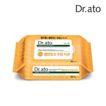 닥터아토 클렌징&수딩 티슈 20매, 1개