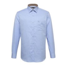 DAKS 이지케어 솔리드 커프스 포인트 블루셔츠 레귤러핏