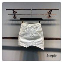 티피/Teepie 데님 스커트 여성 여름 스판 A라인 스커트 미니스커트