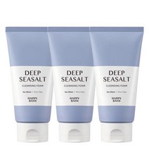 해피바스 퍼펙트딥 씨솔트 클렌징폼 150g, 3개