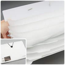위월천 인덱스화일 화이트8칸 서류보관 아코디언화일 인덱스홀더