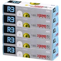 코멕스 다용도 스탠드 지퍼백 중, 5개