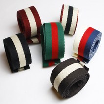 국내제작) 38mm 스트라이프 웨이빙끈 가방끈(6컬러), 아이보리삼색