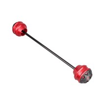 nmax pcx 호환슬라이더 프론트 리어 머플러 가드 TMAX560 YAMAHA 용 후방 휠 프로텍터 액슬 포크 크래시 슬, 01 Rear wheel red