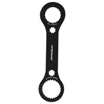 MTB 자전거 하단 브래킷 렌치 알루미늄 합금 설치 제거 도구 휴대용, 검은색, 알류미늄