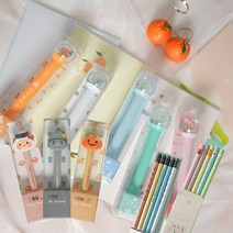 제주도 기념 연필 볼펜 모음 사무용품 문구 제주여행 답례선물 단체선물, 02. 스노우볼 볼펜_동백