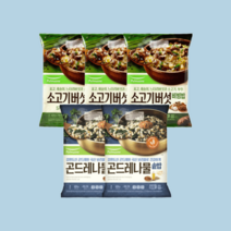 풀무원 소고기버섯비빔밥 곤드레나물 솥밥 2종 세트, 쇠고기버섯 3개+곤드레나물 2개