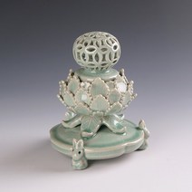 청자 칠보 투각 향로 S 장식 소품, ○⊙완벽한선택, ○⊙완벽한선택