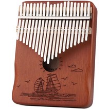 MJWDP 샘 피아노 우드 Mbira 세트 휴대용 미니 핑거 어린이용 성인 Kalimba 선물 Color A Size 1pcs, [01] 아