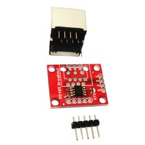 MAX485 통신 모듈 RS-485 브레이크 아웃 RJ45 소켓 커넥터, 레드