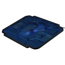 USB 냉각 팬 노트북 노트북 쿨러 USB 외부 방열판 컴퓨터 스탠드 패드, 검은색