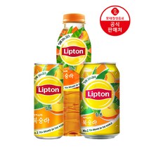 [직영] 롯데칠성 립톤 아이스티 복숭아 240ml/355ml/500ml 캔/펫, 립톤 500ml 18펫
