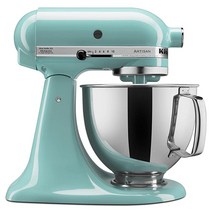 키친에이드 KitchenAid KSM150PS 47 L (5 쿼트) 아티잔 시리즈 스탠드 믹서기, Matte White, Mixer