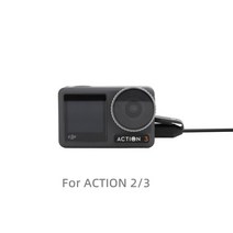 DJI-Osmo 액션 3/2 Insta360 ONE X2/X3/R/RS 아이 모션 파노라마 카메라 액세서리 티켓 마이크 타입-C 녹, DJI Osmo Action 3 2