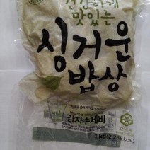 싱거운밥상 감자수제비냉동 동성 1KG 식자재 장보기, 단품, 단품
