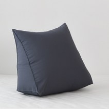 찬미디자인 삼각 삼각등쿠션 등받이쿠션, 차콜