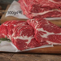 한우 1+등급 양념구이 조리기능장 임성근 특제소스 국내산 100% 원육사용 목심부위 양념구이 천연원육 재료 300g 4팩, 300g4팩1세트