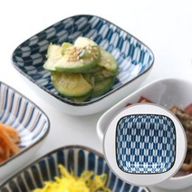 [FR] 일본풍 도자기 사각 찬기 (유메_C)