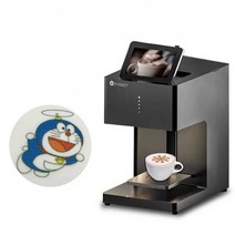 EVEBOT 라떼아트머신 개인카페창업 3D 푸드 프린터기 한글지원, 화이트 EB-FC1 컬러프린팅 라떼아트 머신