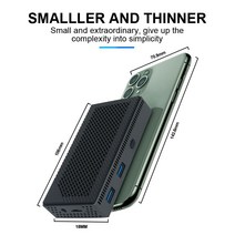 인텔 제미니 N4100 6GB 128GB/256GB 윈도우 11 활성화 미니 PC 오피스 사전 설치 라이센스 소형 데스크탑 컴퓨터, win11 오피스 활성화, m.2 256GB, 우리를