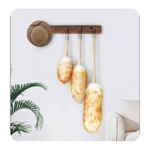 [사은품 매직후크 제공] 미세먼지 알레르기 예방 프리미엄 천연 더스트 브러쉬 먼지제거 먼지털이 먼지떨이, 양모털이개(XL)