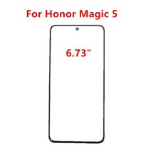 휴대폰터치패널 터치 패널 LCD 디스플레이 전면 유리 커버 교체 부품 OCA Magic5Pro 화웨이 아너 매직 V, 05 Magic5