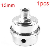휴대용컴프레셔 자동차 타이어 공기주입 공기 압축기 부품 13mm 16mm 20mm 금속 흡입 필터 소음 머플러 소음기 스레드 블랙/실버, [01] metal3