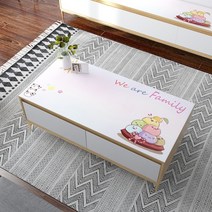 테이블 보 식탁 매트 방수 오염 방지 소프트 플라스틱 글라스 쿠션 TV 매트 거실 주방, 90x120cm, KT46-family