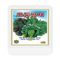 모둠쌈채씨 1500립 모둠쌈채 씨앗 대장 KS종묘, 1개