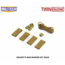 안전모 경량MILITECH War Bungee 헬멧 커버 X 번지 카고 네트 탄성 밴드 FAST Airframe Wendy, 01 Coyote Brown