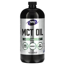 나우 푸드 스포츠 MCT 오일 아무맛없음 32 fl oz (946 ml) 코코넛 MCT오일 저탄고지 방탄커피, 946ml, 1개