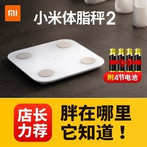 샤오미 체중계 2세대 가정용 지능형 체지방 전자 저울 인바디, free, 【표준 구성】샤오미 체지방계 2