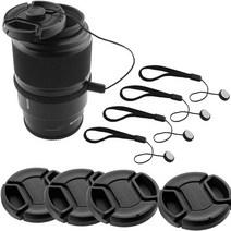 카메라 렌즈 캡 홀더 커버 37mm 49mm 52mm 55mm 58mm 62mm 67mm 72mm 77mm 82 폴리 펌스 후지 루믹스용 커버, Without Logo