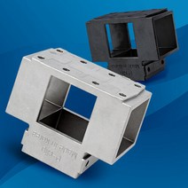 용접없이 사각파이프 중앙조인트50 연결조인트 파고라조인트 정자조인트 소곗 고정, 사각파이프중앙조인트50은색 4개