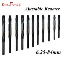 1PC 62584mm 가변 핸드 리머 HSS 크기 범위 절단 도구 6 8 10 12 15 20 25 30 35 40 45 50 55 60 65 70 75 80 84mm, 15.25-17