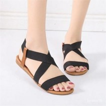 여름 여성 샌들 슬리퍼 심플 플랫 슈즈 데일리룩
