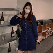 [NU705]베니츠 미니 데님원피스