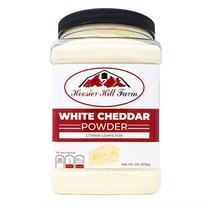 후시어 힐 팜 화이트 체다치즈 파우더 가루 Hoosier Hill Farm White Cheddar Cheese Powder 908g, 1개, 확인