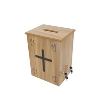 비둘기 교회 용품 원목 소형 헌금함 봉헌함 십자가