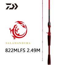 아부가르시아 낚싯대 DAIWA SALAMANDURA 낚시 루어 로드 스피닝 및 캐스팅 X45 SVF 바이어스 크로스 V조인트 에어 센서 시트 EVA 핸들 2021 신제품, 822MLFS 2.49M Thanks