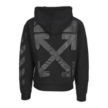 OFF WHITE 오프화이트 러버 애로우 오버핏 후드 OMBB037F21FLE0071010