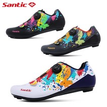 산틱 ATOP 다이얼 로드 클릿 슈즈 S20013, 42, 페인팅 블랙